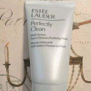 Estee Lauder Perfectly Clean Multi-Action Foam Cleanser/Purifying Mask 1 Oz
